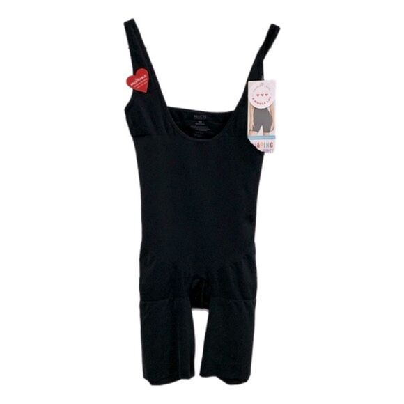 SPANX ASSETS WOMENS NWT 1X BLACK OPEN BUST BODY SHAPING ADJUSTABLE STRAP. - Picture 1 of 8